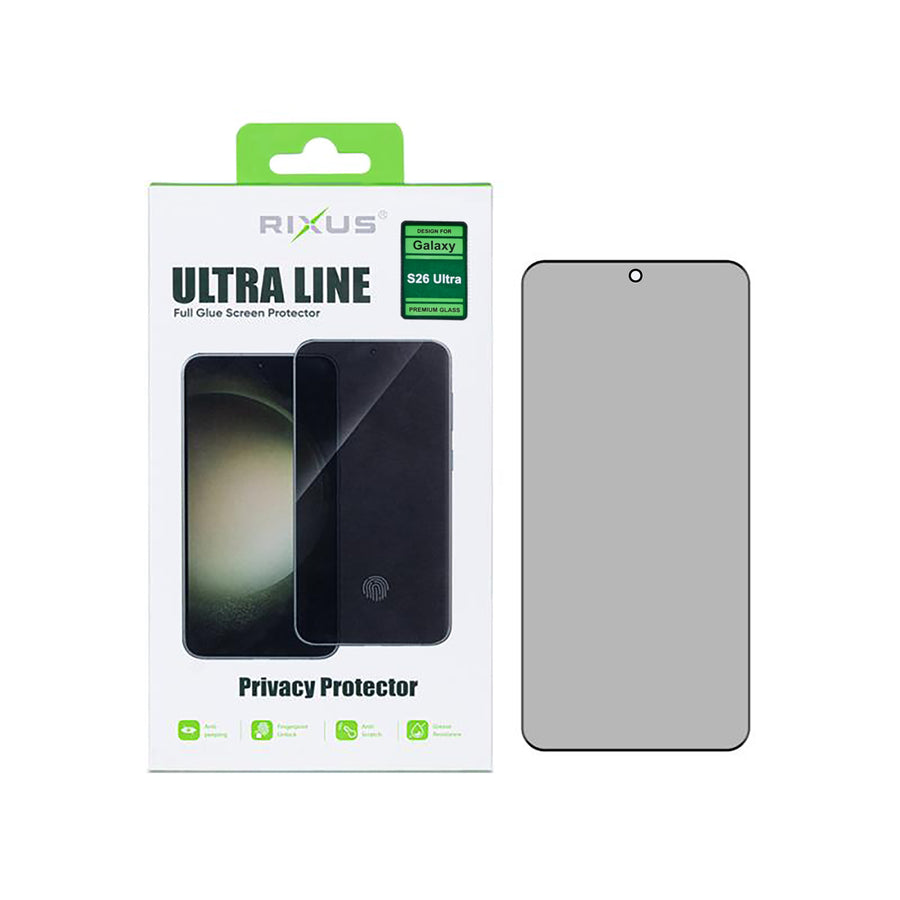 Rixus Confidentialité ultra fin verre trempé