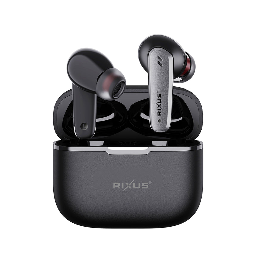 Rixus RXBH33 HIFI Sound écouteurs sans fil Headset noir