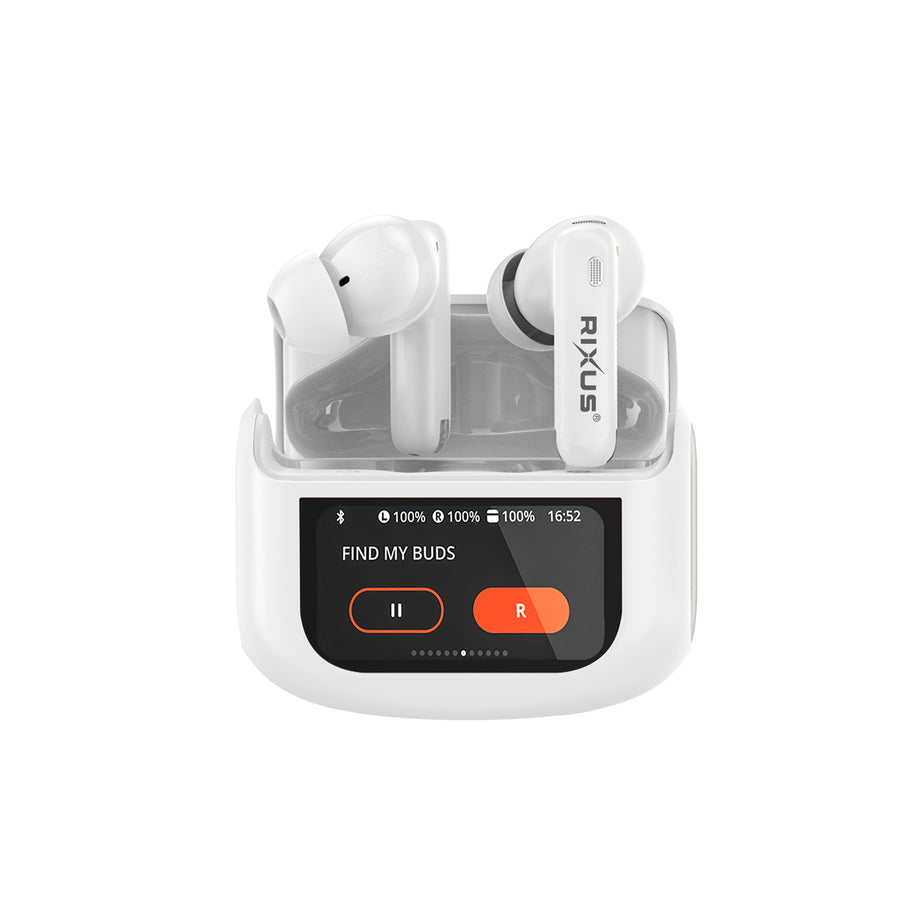 Rixus RXBH63W sans fil écouteurs Touch coque Pro blanc