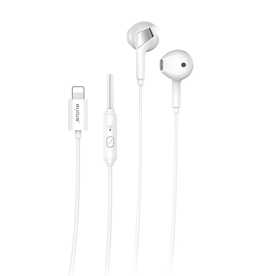 Rixus RXHD19L Soundmagic Lightning Connector écouteurs Headset