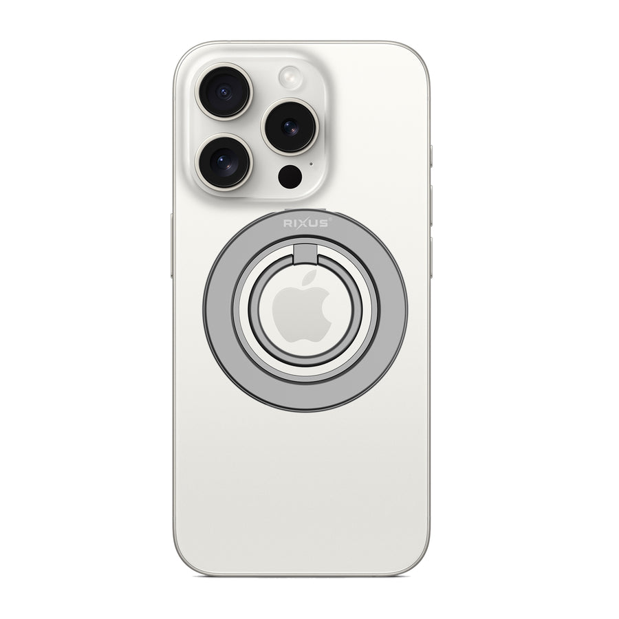 Rixus RXPH30S MagGo magnétique Ring support Titanium argent