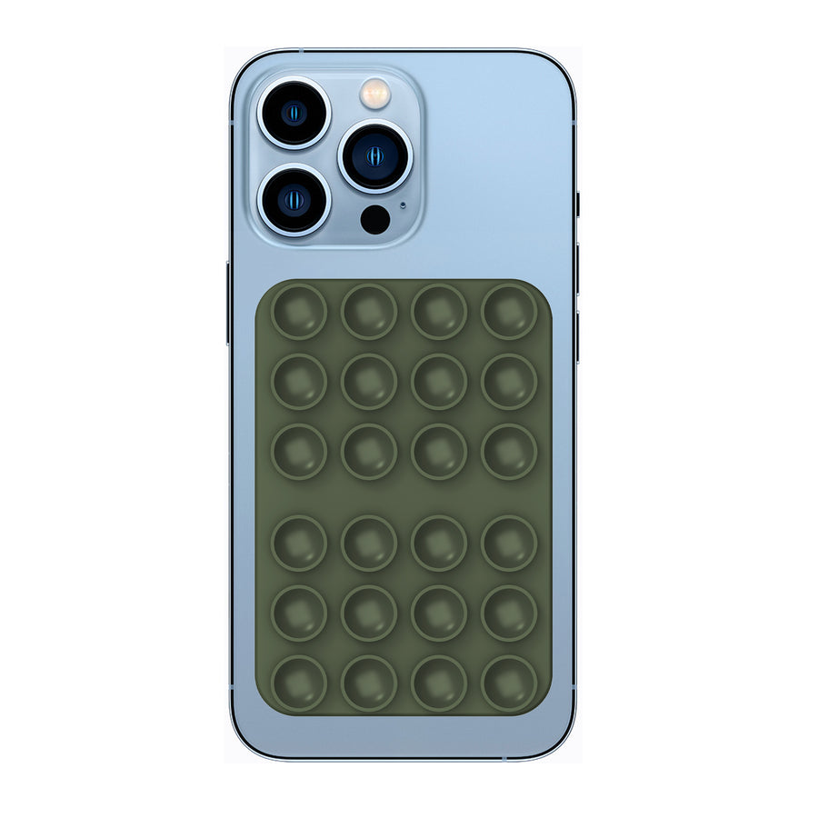 Rixus RXPH40D ventouse Cup Mirror Phone support Dark vert