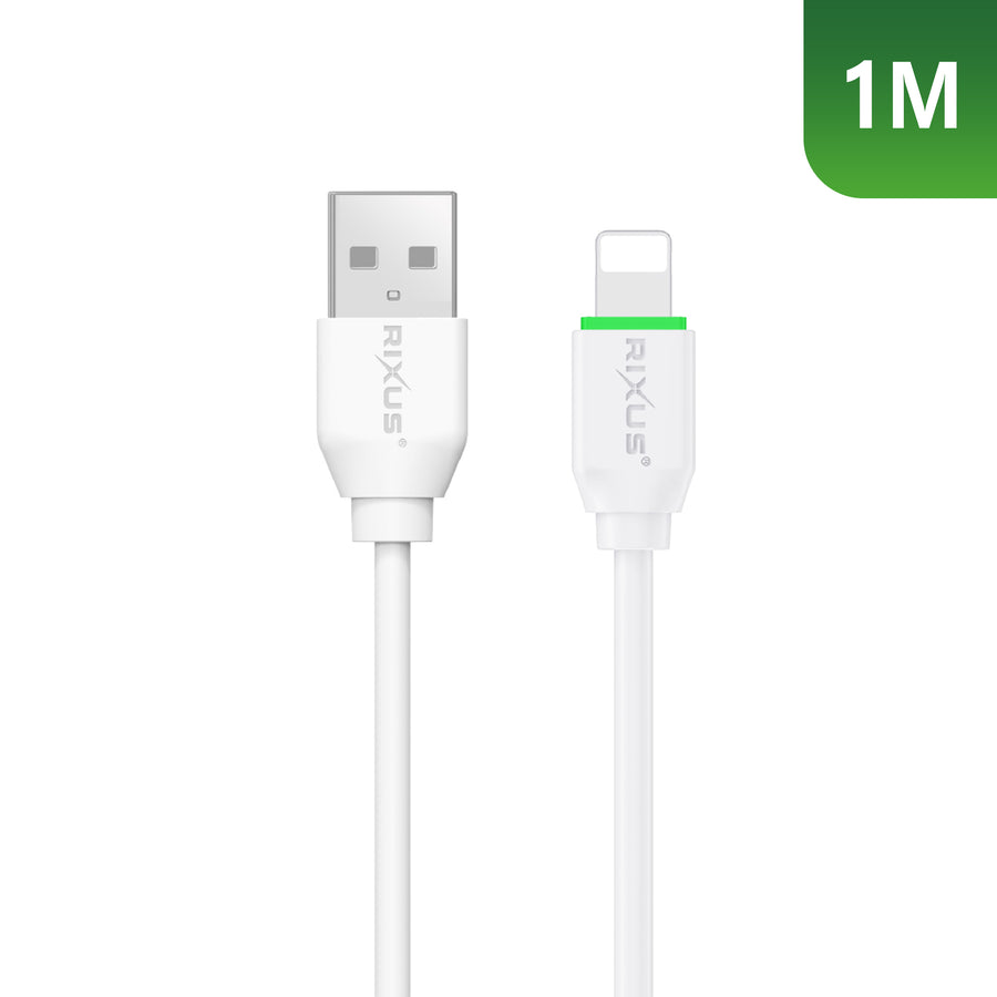 Rixus RXU81A Boost données câble Lightning Connector 1m blanc