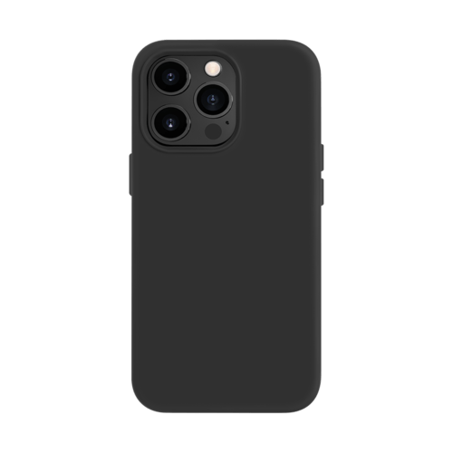 Coque silicone mate noire