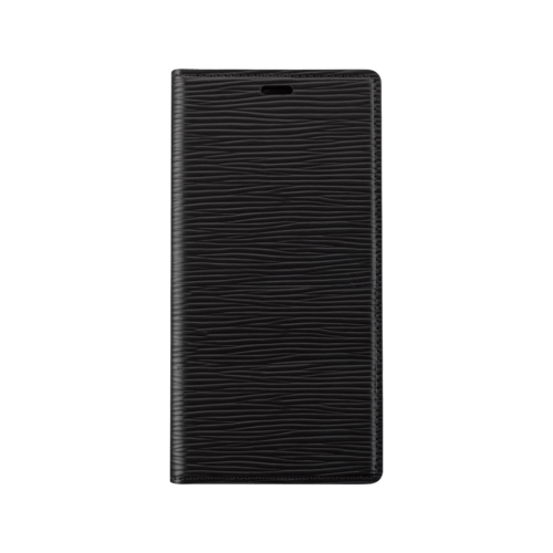 Étui folio cuir noir