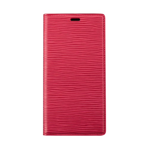 Étui folio cuir rouge