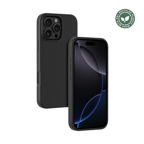 Coque silicone toucher doux noire